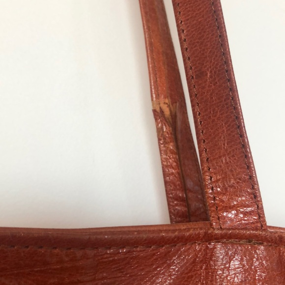 Leather tote from Egypt - Picture 3 of 10